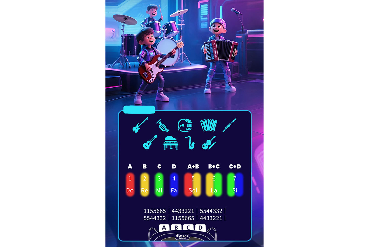 Rhythm Handheld Game Console