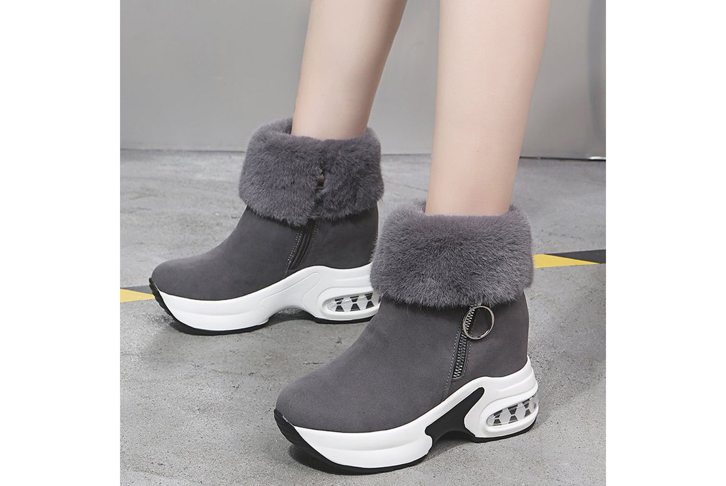 Fleece Lining for Warmth and Height Increase