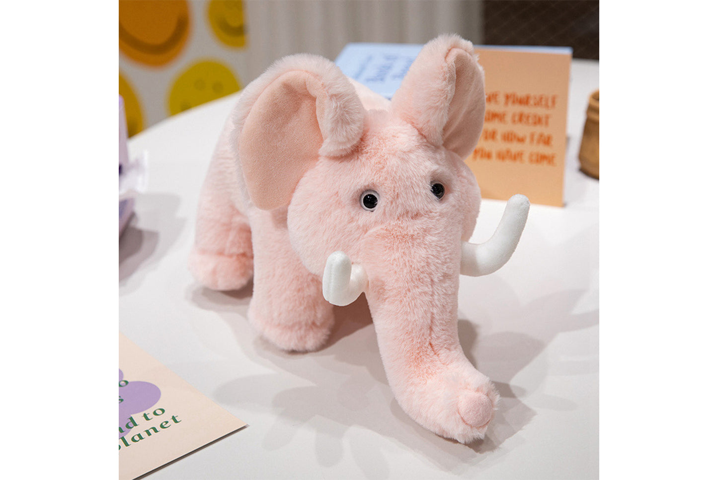**Realistic Elephant Plush | Child's Comforting Birthday Gift**