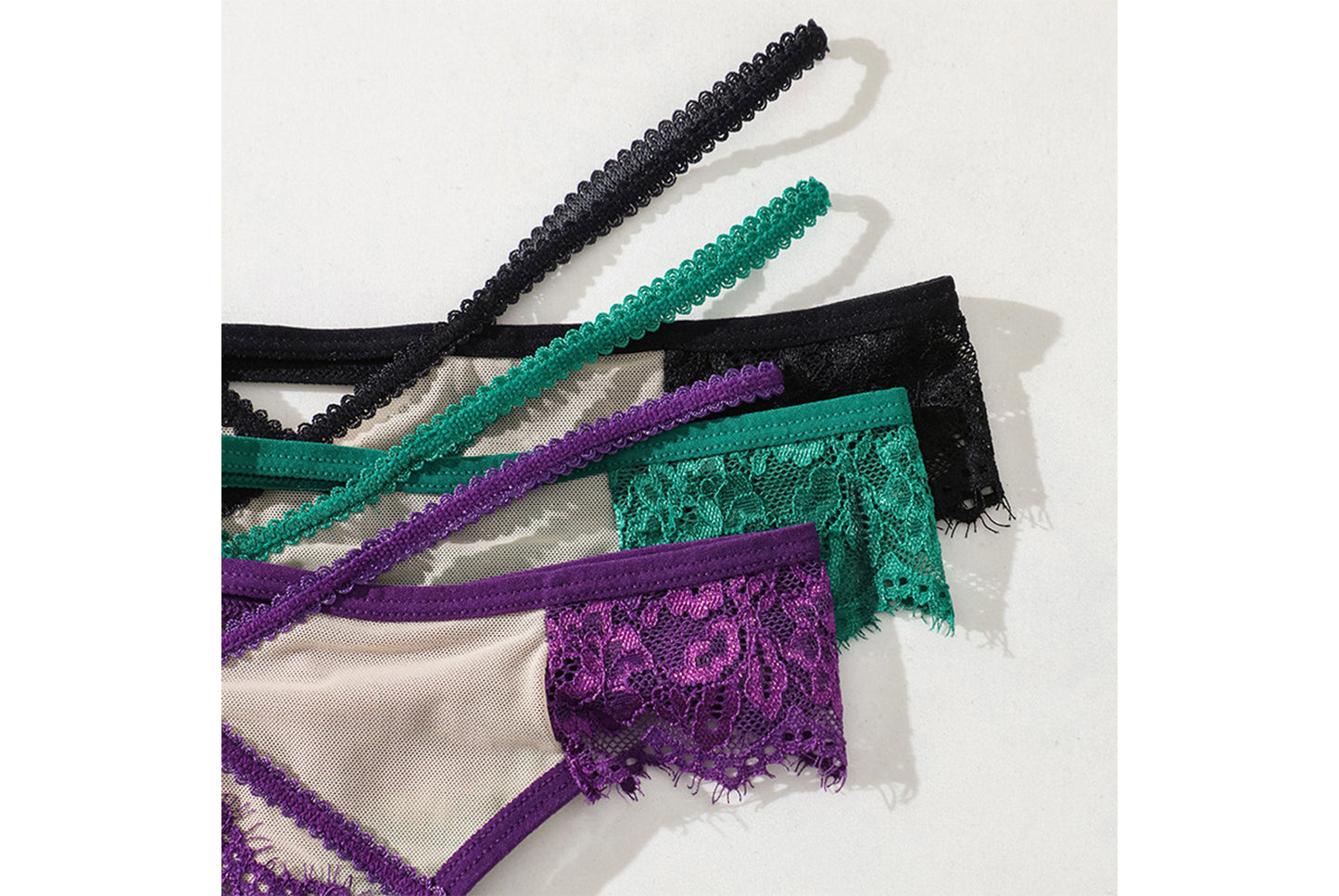 Lace Cross Strap Briefs for Women
