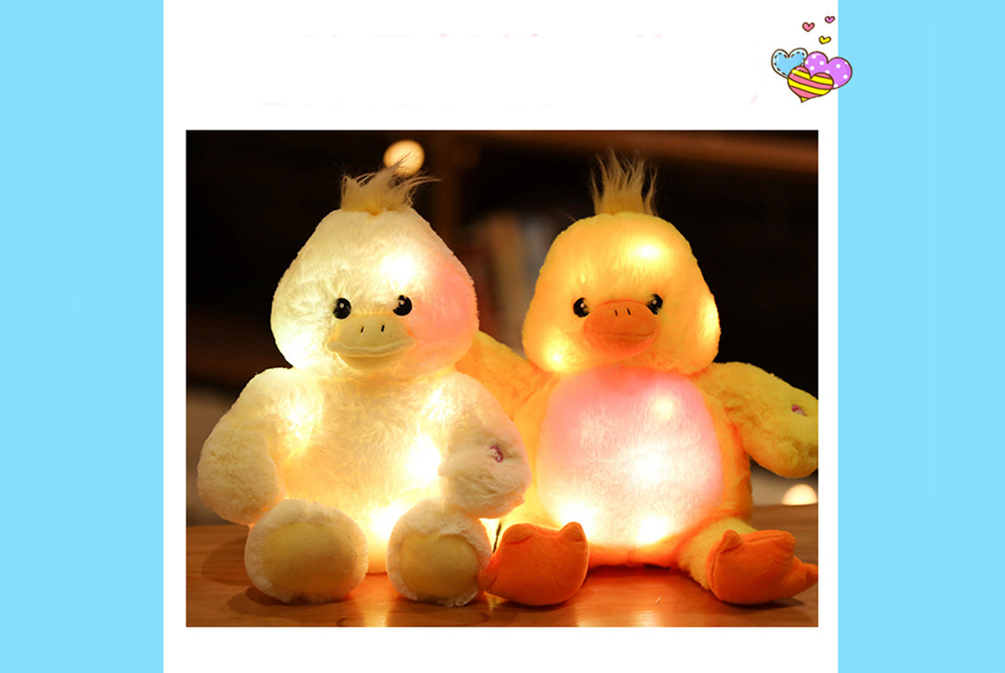 **Colorful Glowing Plush Toy | Creative Animal Gift Set**