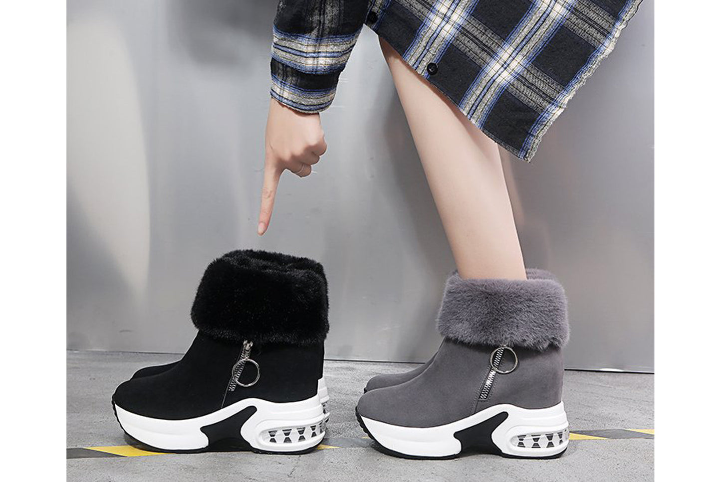 Fleece Lining for Warmth and Height Increase