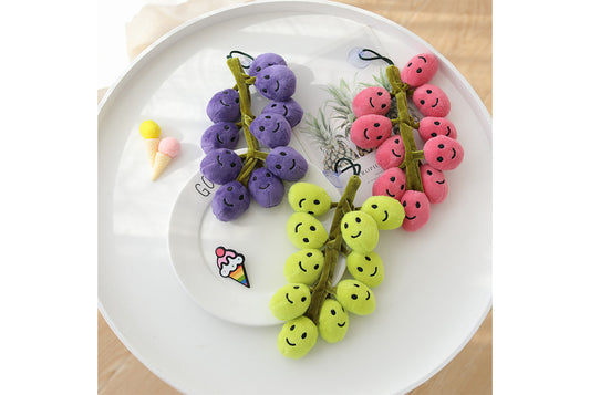 **Simulated Grape Plush Toy | Cute Fruit Hanging Ornament for Home Decor**