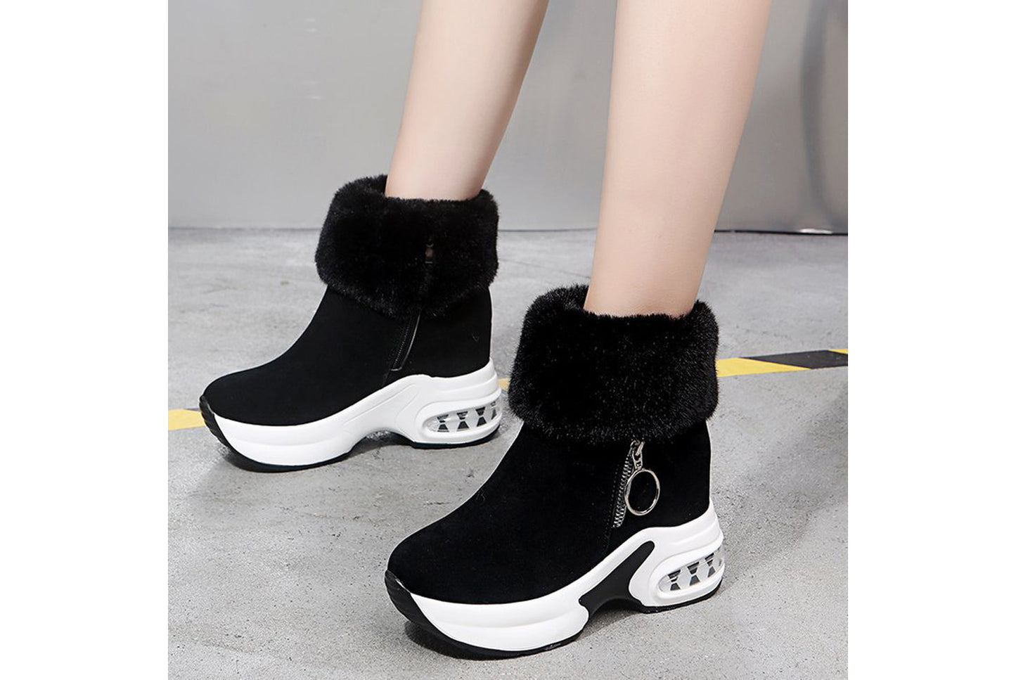 Fleece Lining for Warmth and Height Increase