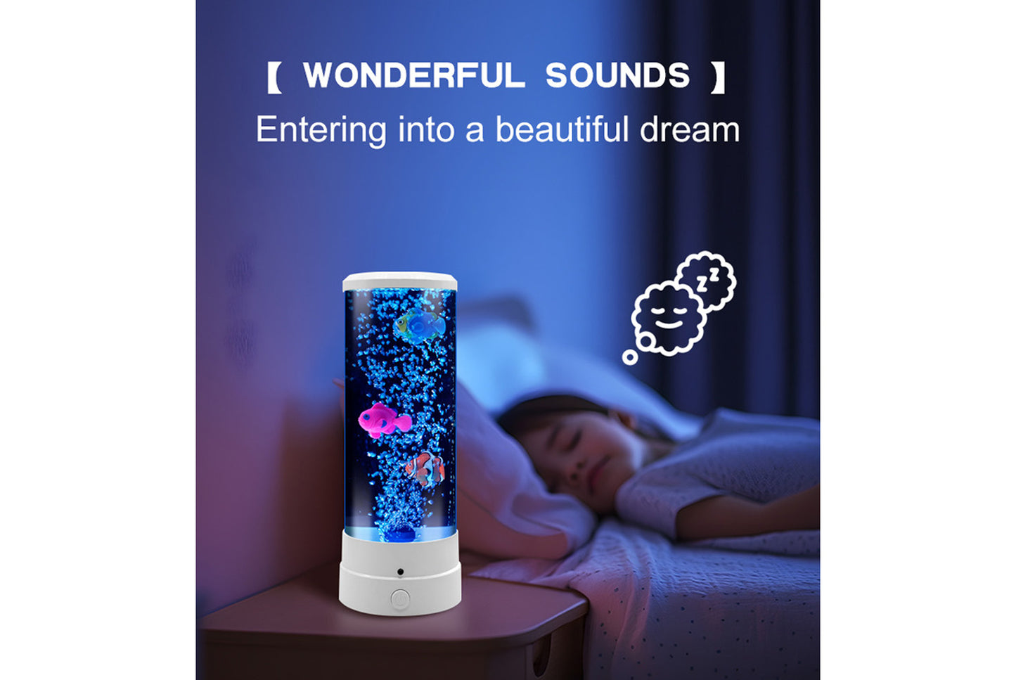 Bedroom Bubble Fish Desk Lamp