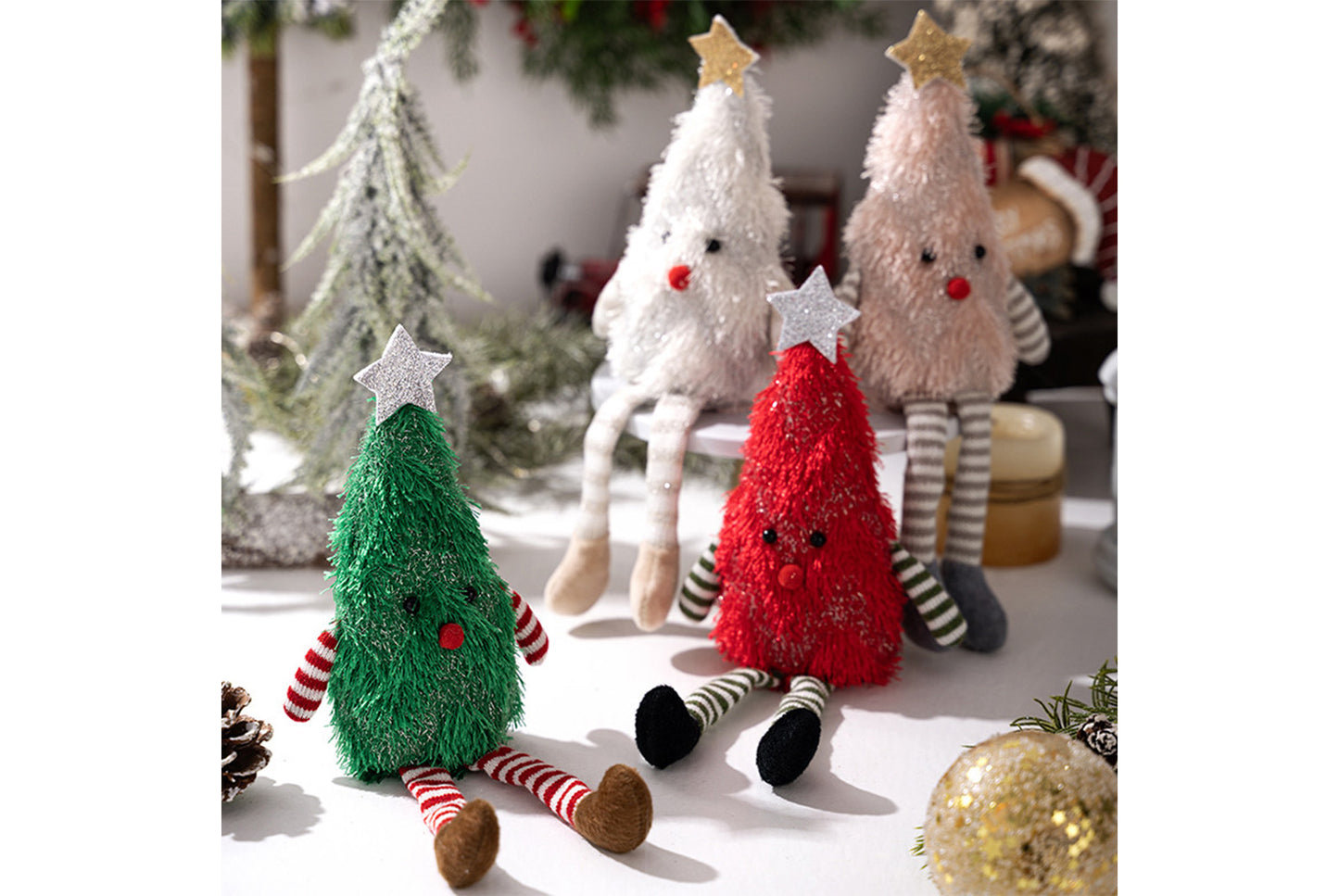 **Cute Plush Christmas Tree Doll**