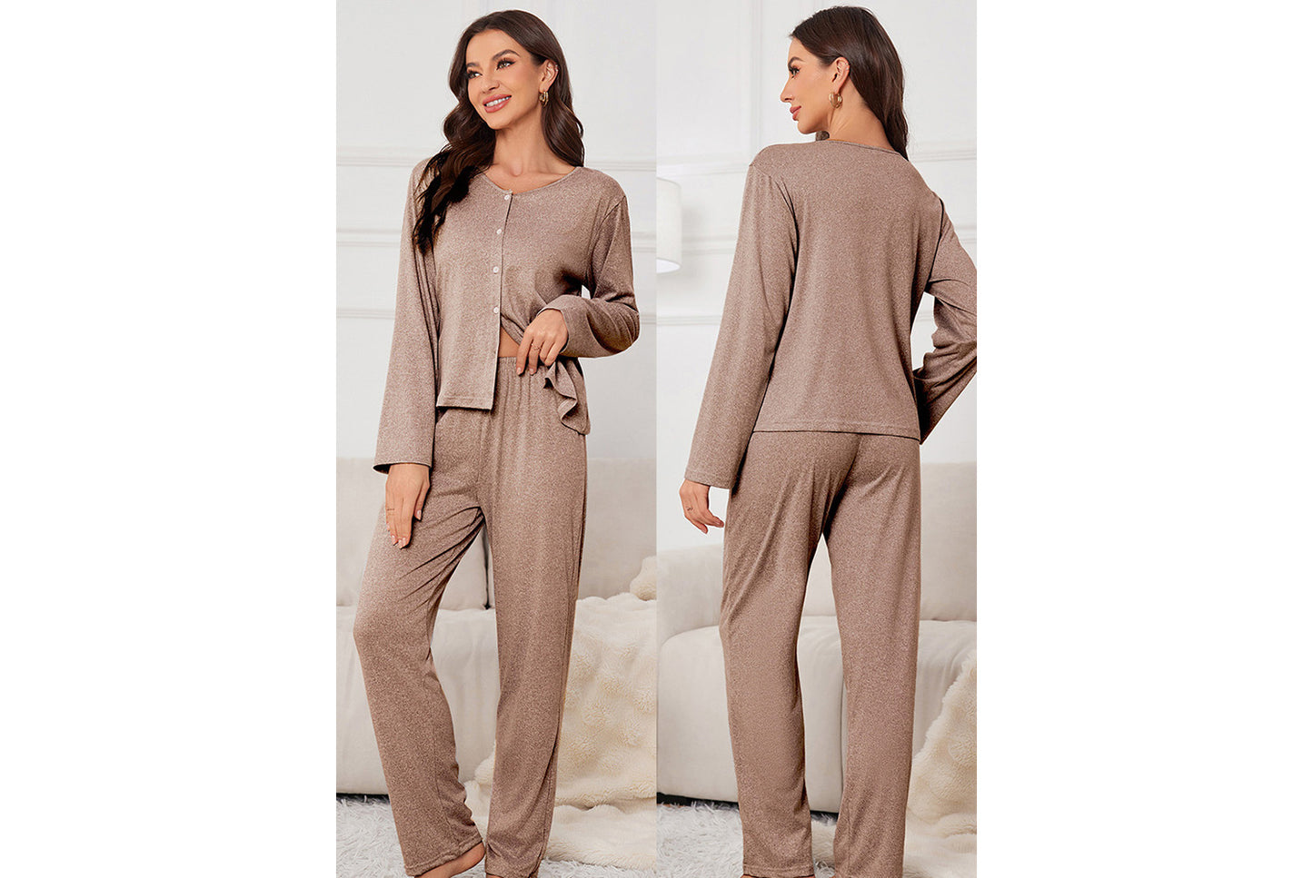 **Breathable and Cool Loungewear Set**
