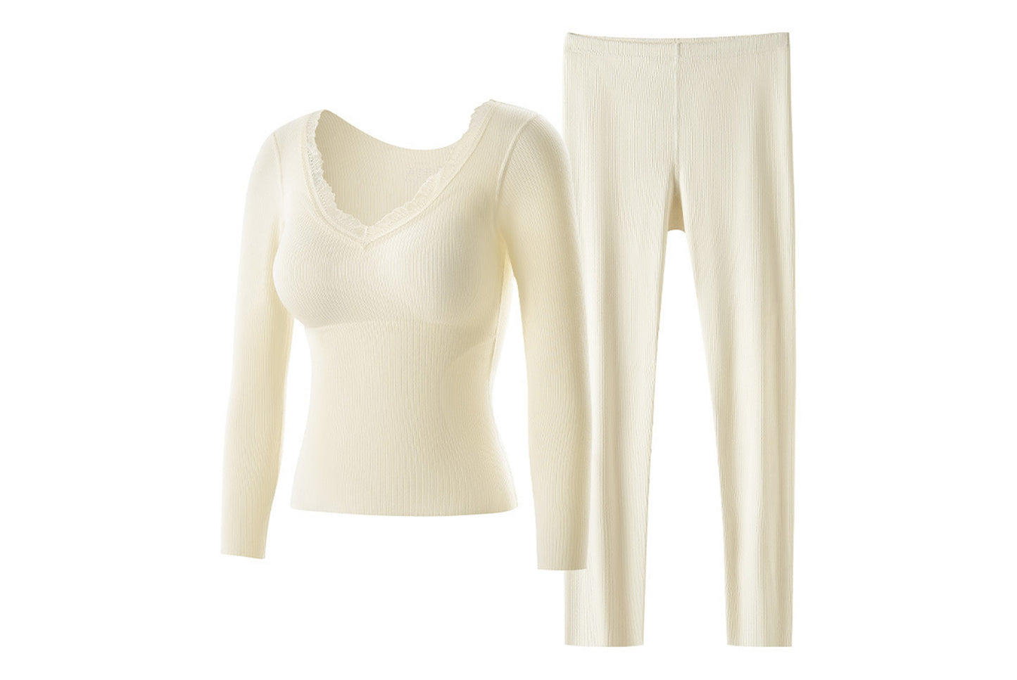 **Women's 7A Antibacterial Thermal Bra Set (Fixed Cup)**