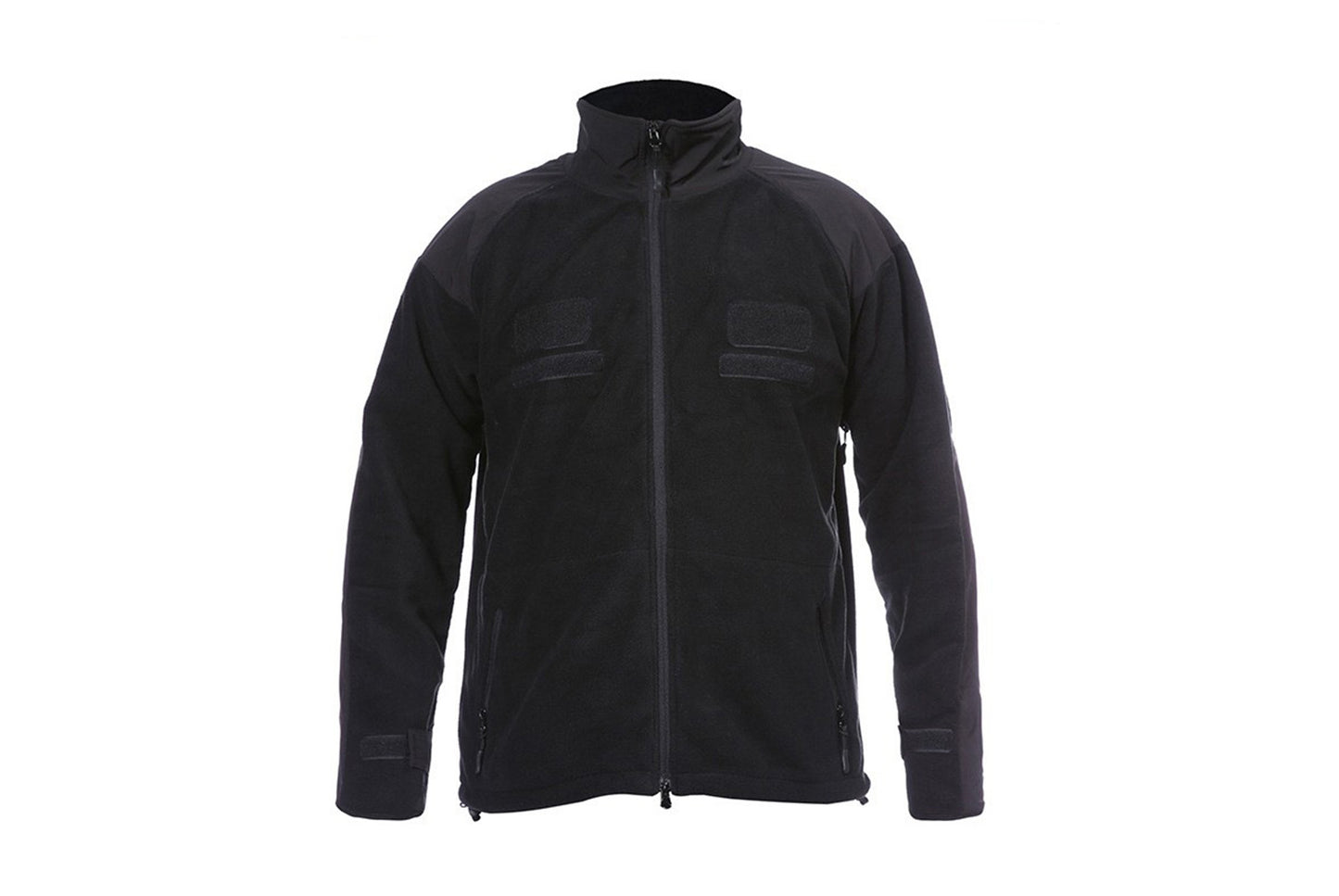 Men's Outdoor Insulated Fleece Jacket with Stand Collar