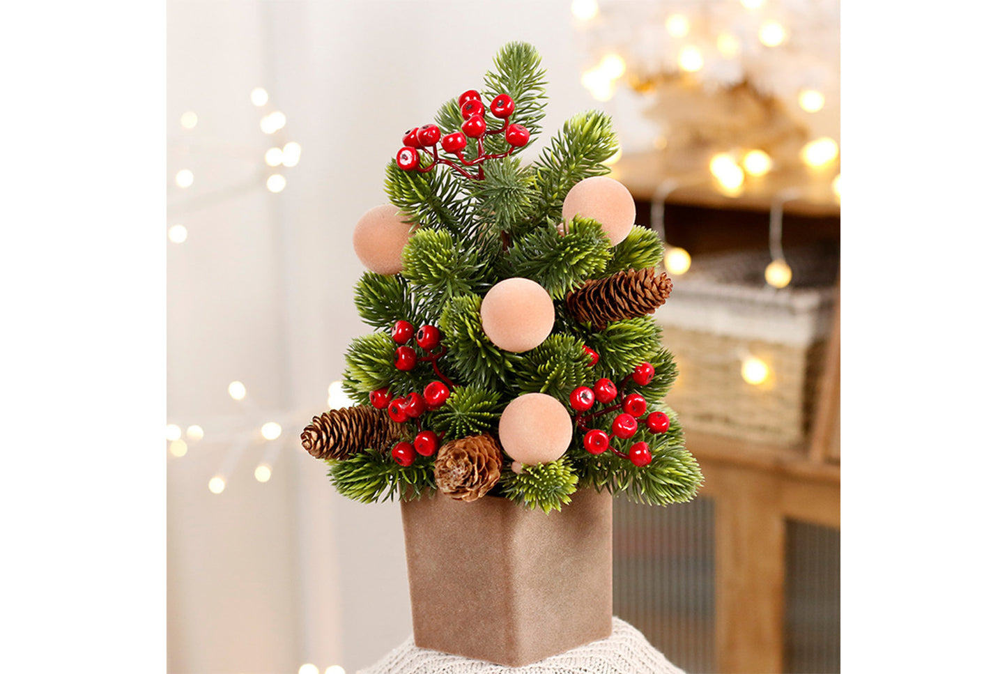 Replica Nobel Pine Mini Christmas Tree Set