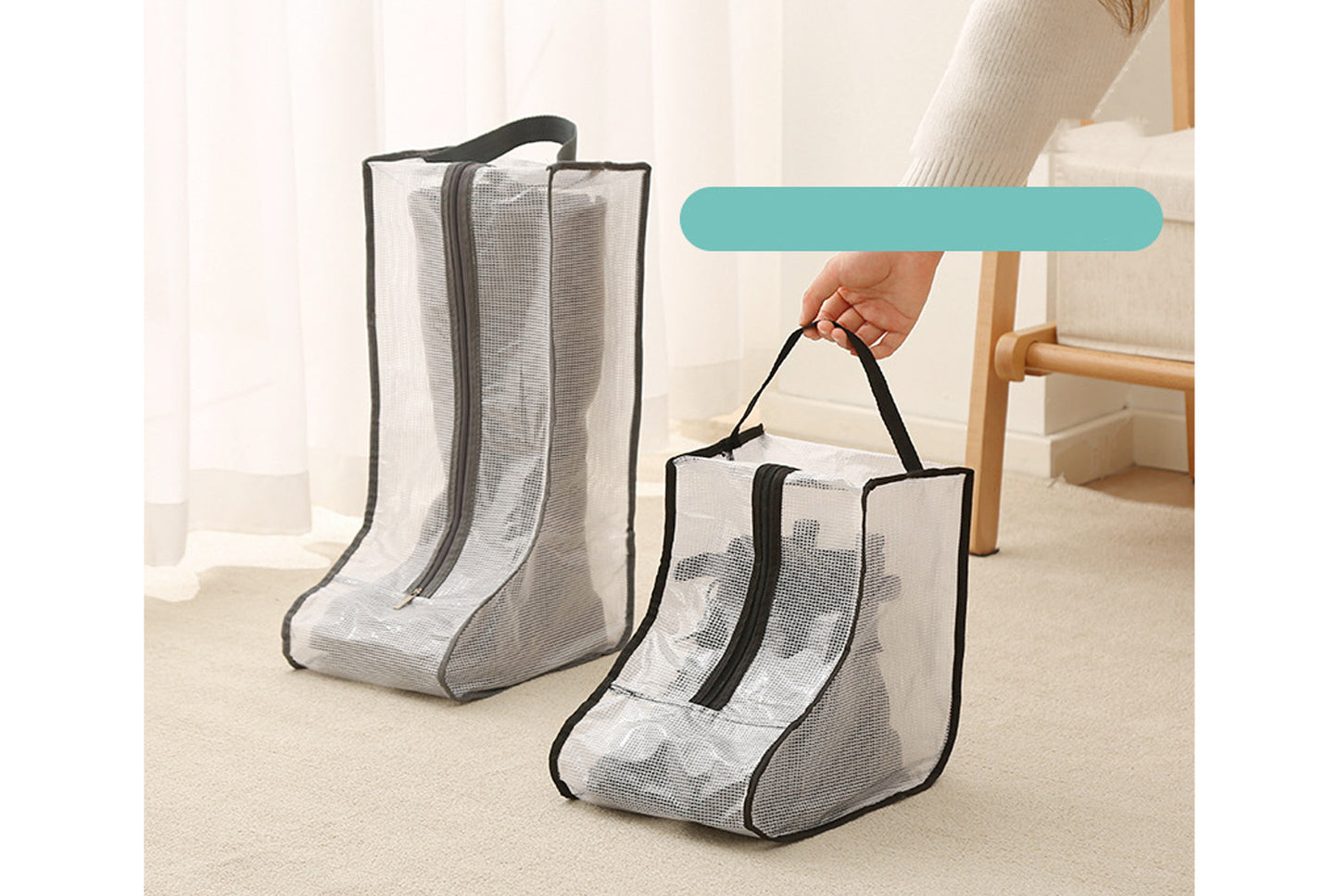 Transparent Waterproof Shoe and Boot Dustproof Bag