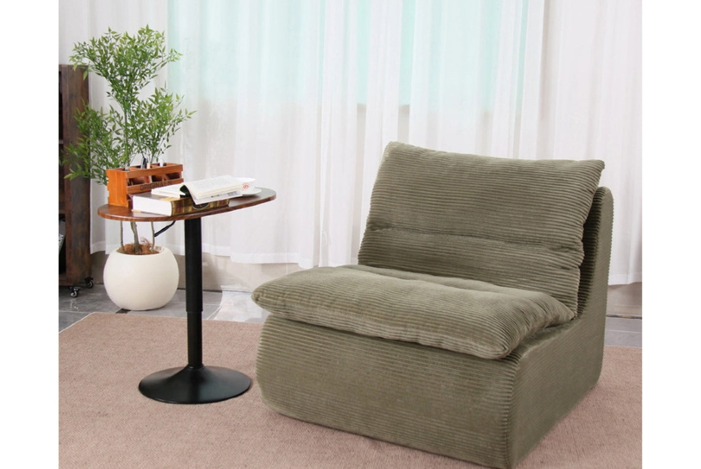 Modern Corduroy Beanbag Sofa