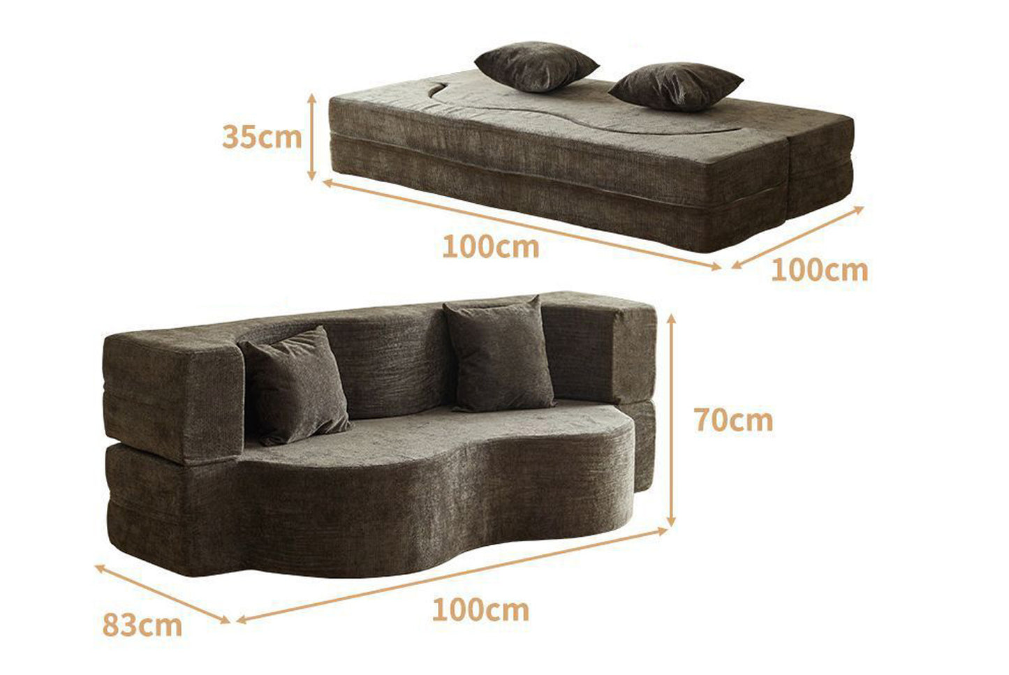 Multifunctional Folding Sofa Bed
