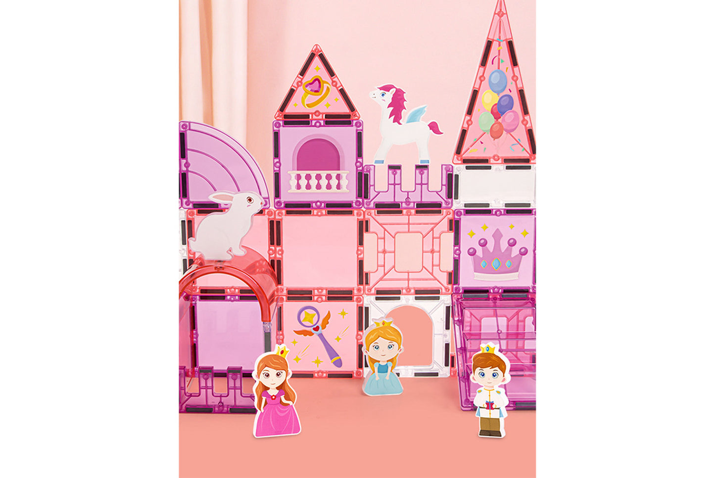 Princess Themed Magnetic Building Blocks