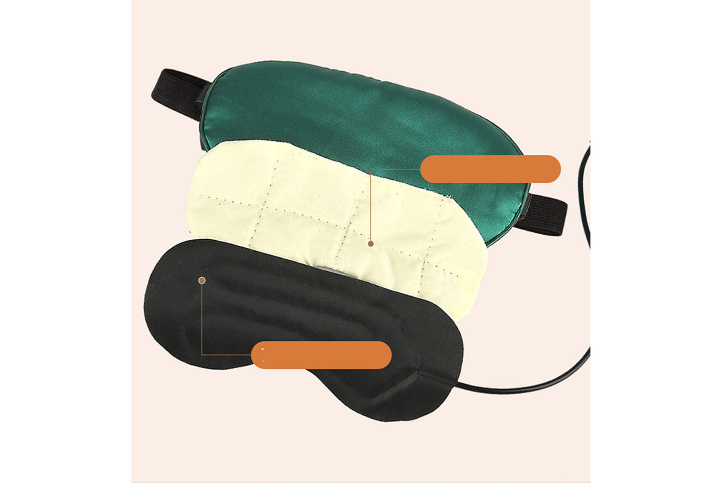 USB Electric Heated Mugwort Eye Mask