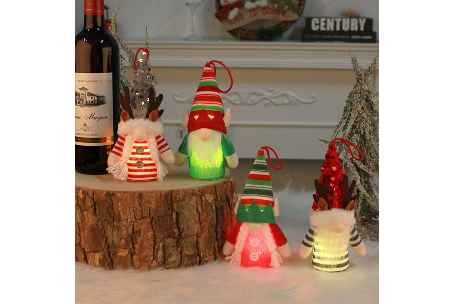 Faceless Old Man Deer Antler Doll Ornament