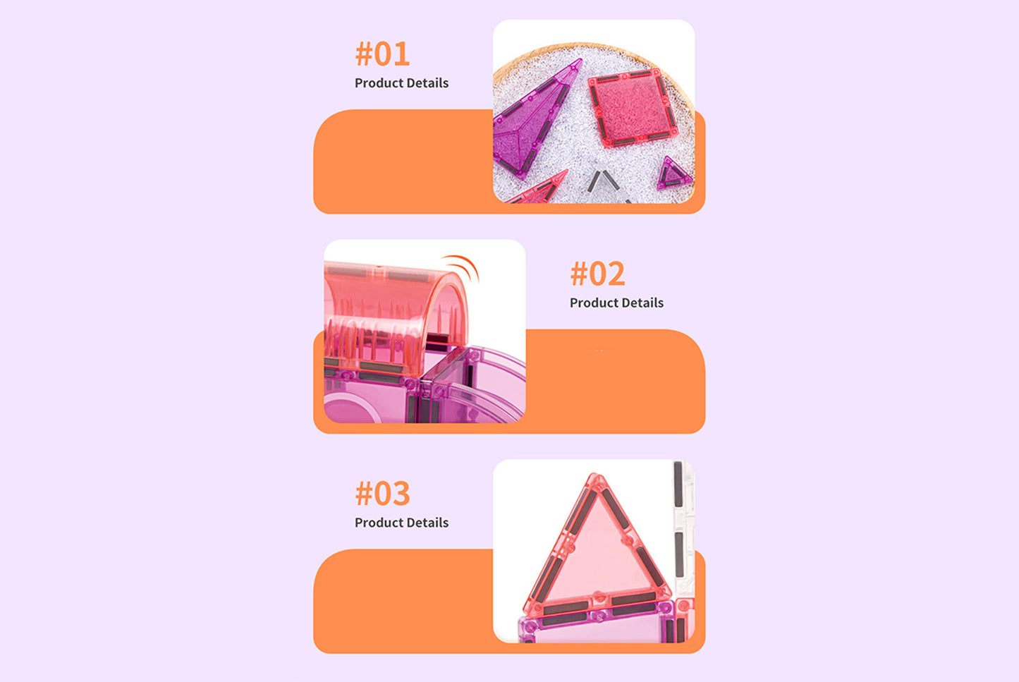 Princess Themed Magnetic Building Blocks