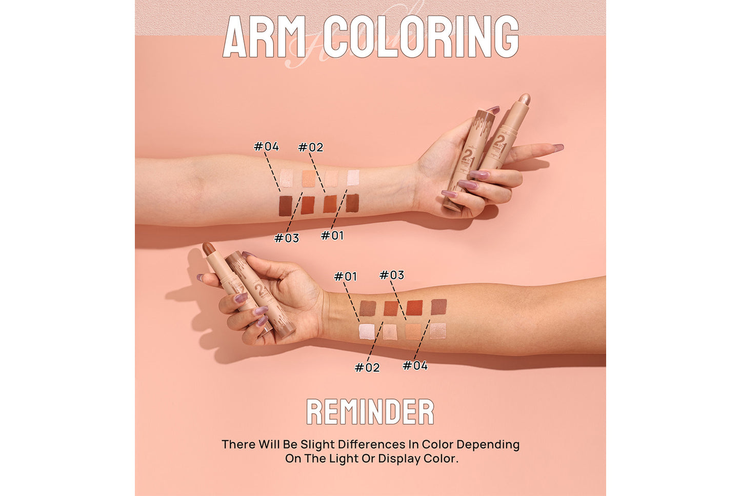 **Dual-Ended Contouring Stick (4-Color Set)**