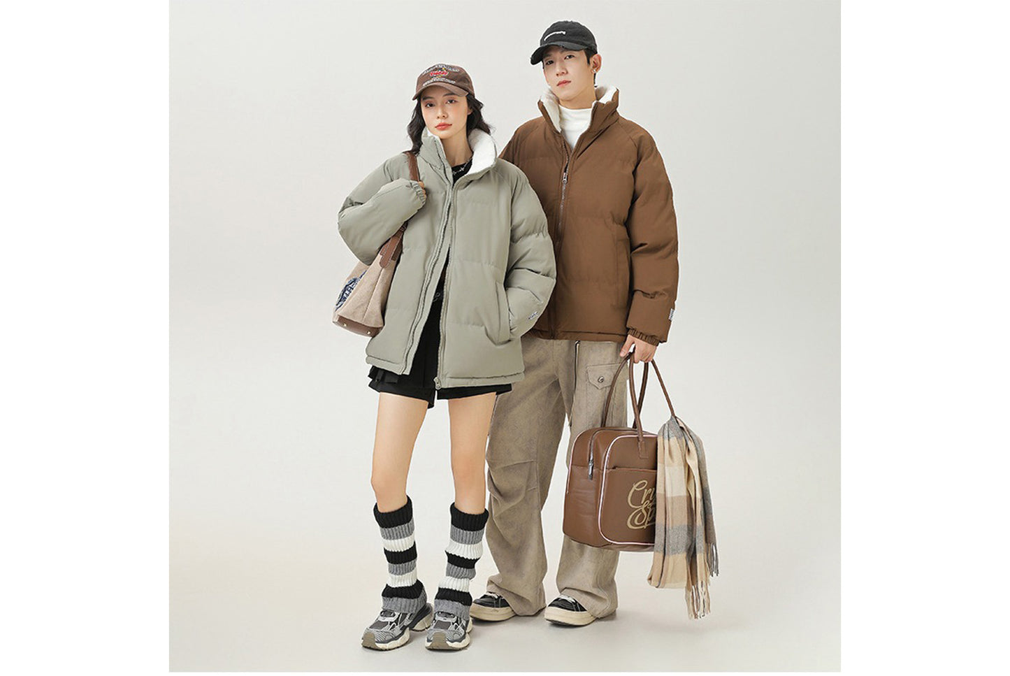 **Men's Winter Hooded Cotton Jacket (8 Colors Available)**