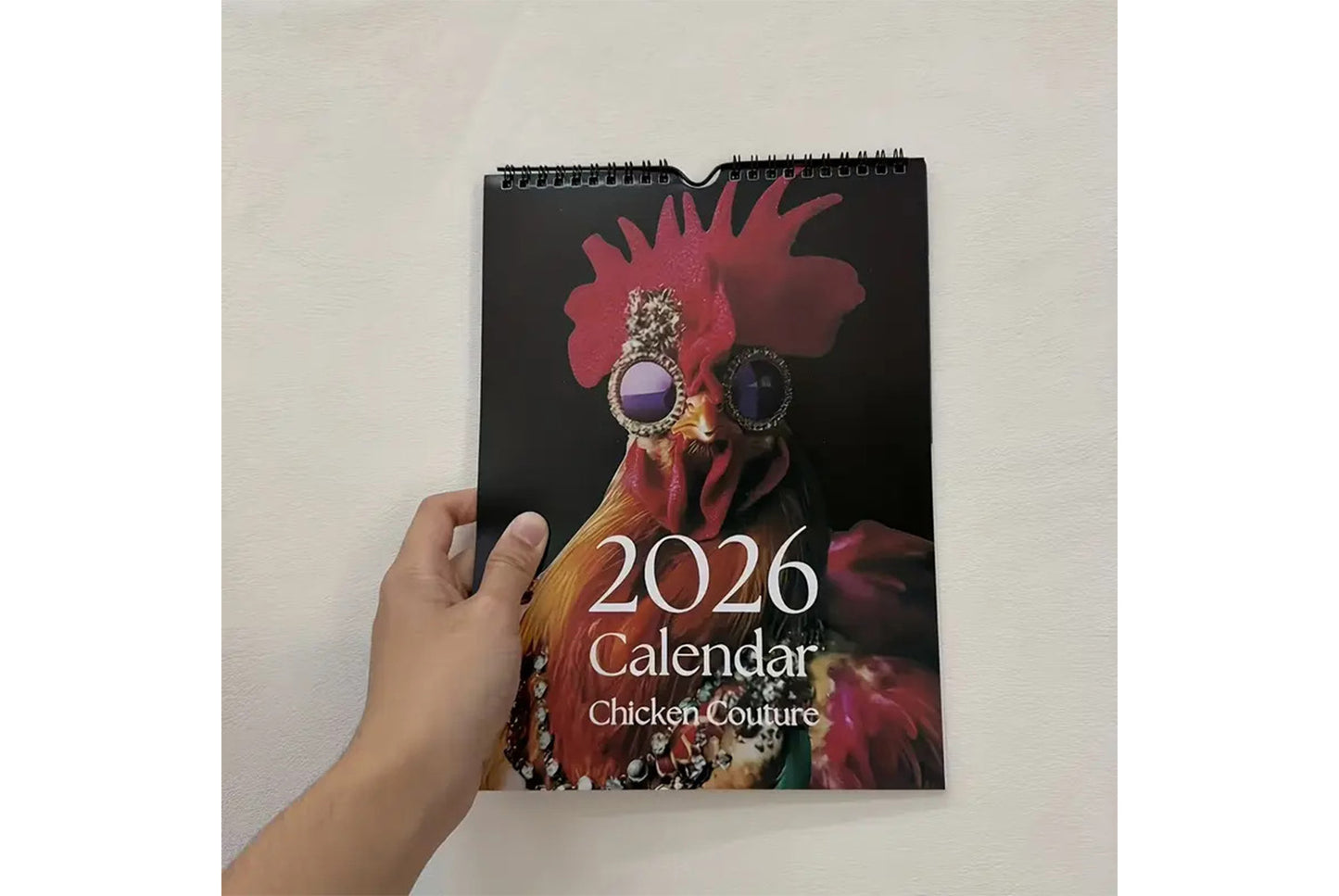 **2026 Funny Chicken Wall Calendar with Confident Quotes**