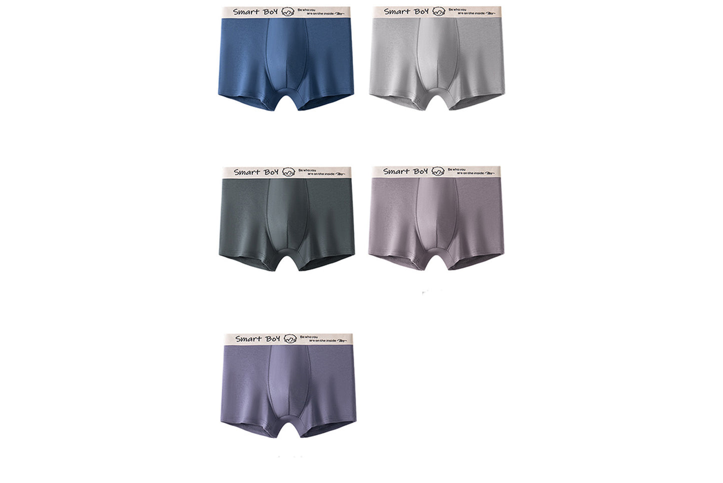 Men's Modal Cotton Mid-Rise Boxer Briefs