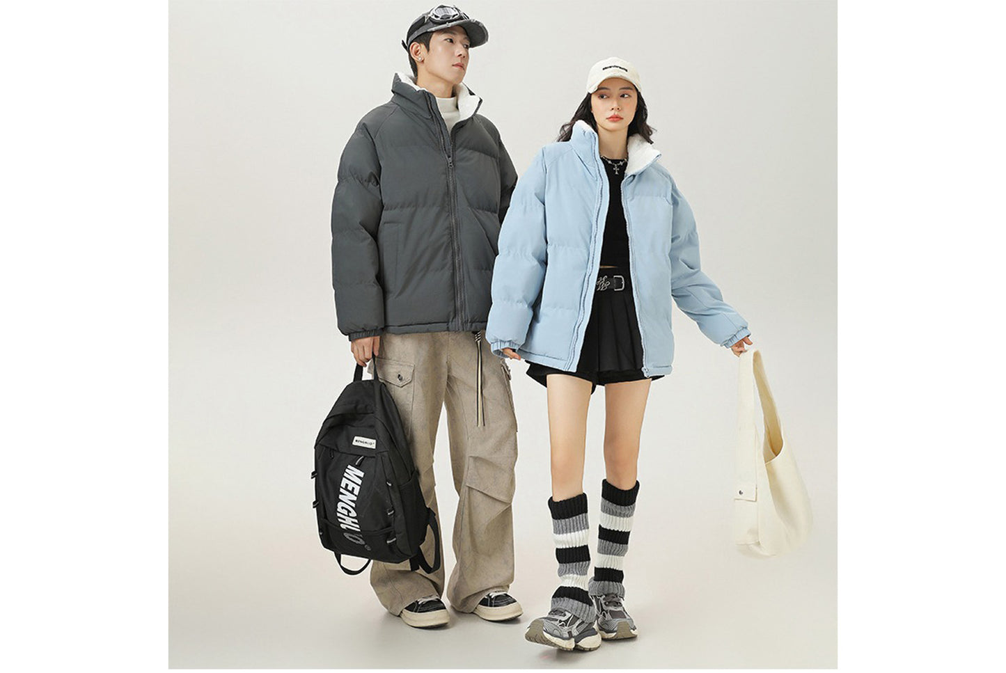 **Men's Winter Hooded Cotton Jacket (8 Colors Available)**