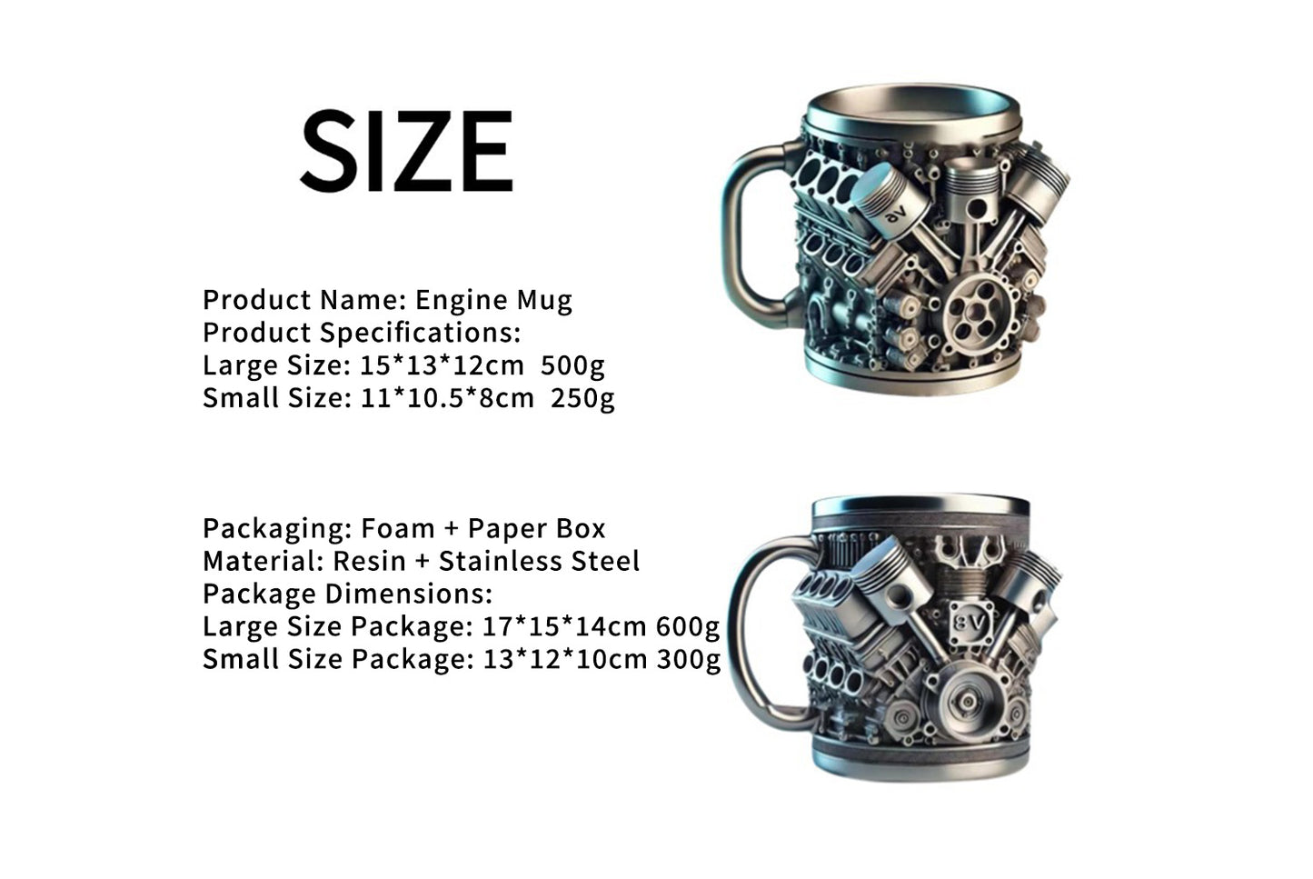 V8 Engine Creative Mug