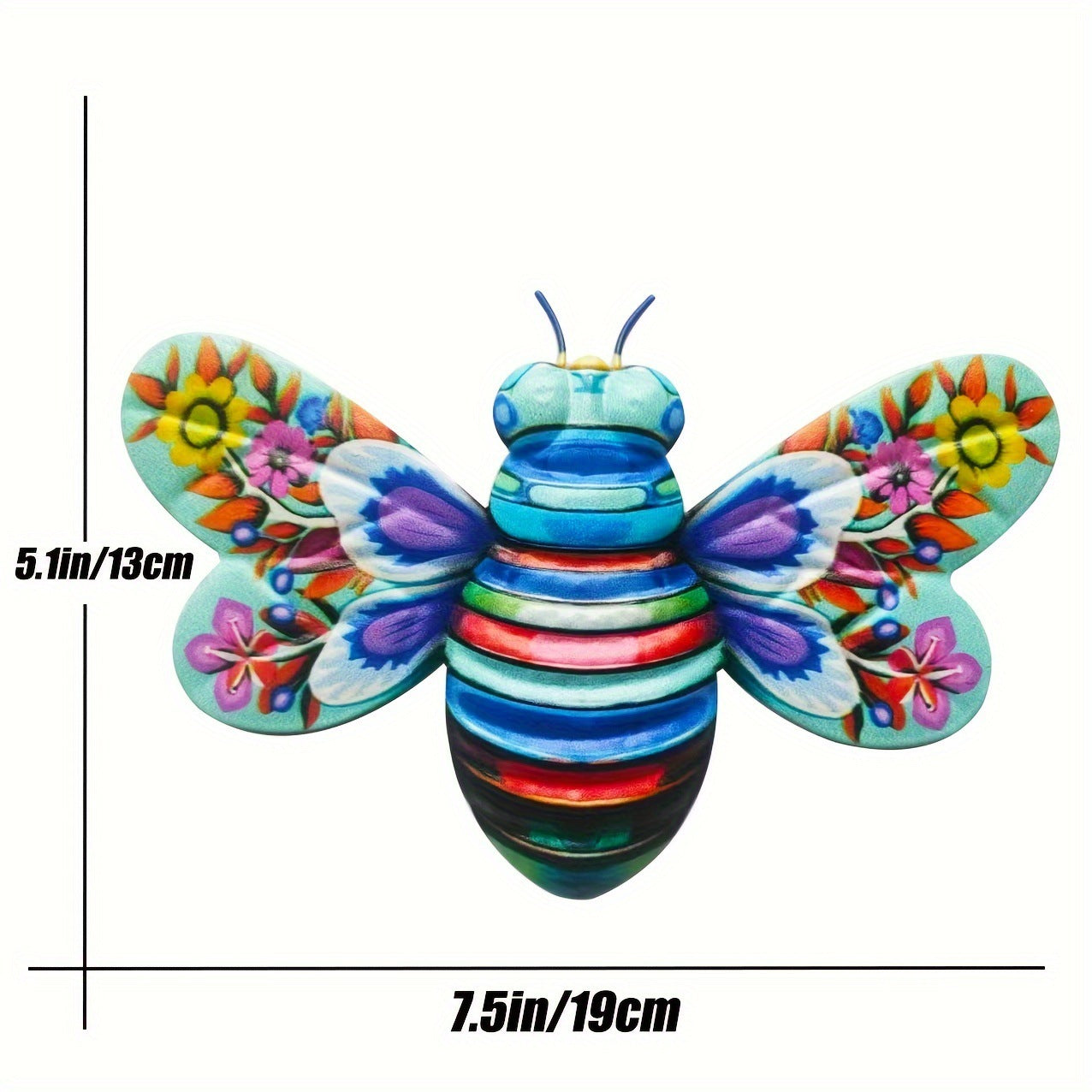 # Wrought Iron Bee Window and Patio Decorative Hanging Piece