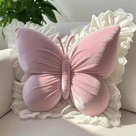 Princess Butterfly Throw Pillow Cushion