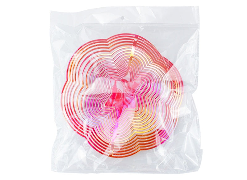# Hexagonal Colorful 3D Bird Repellent Windmill