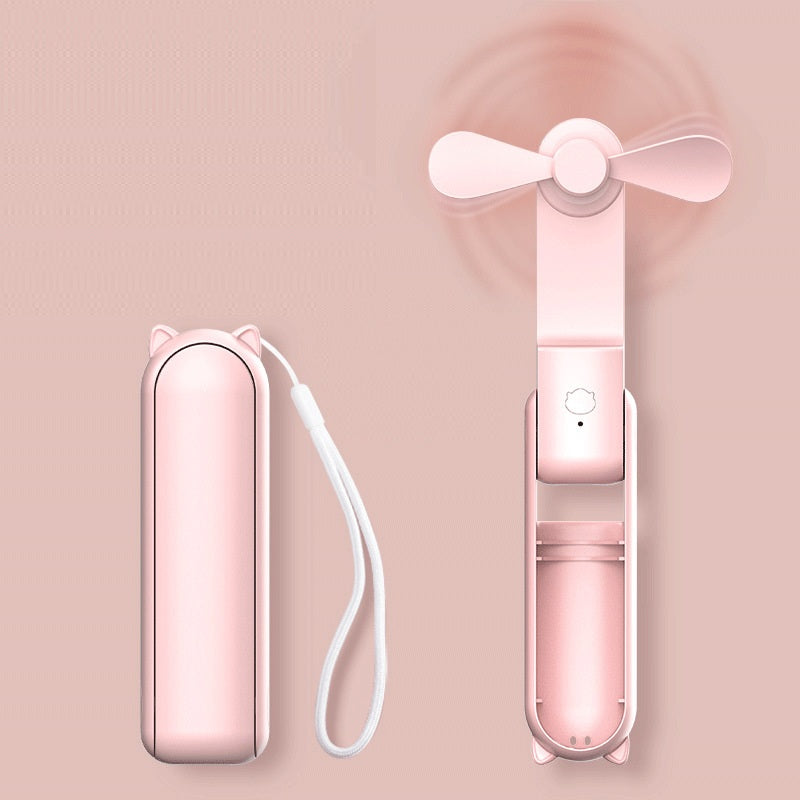 # 2-in-1 Folding Handheld Fan