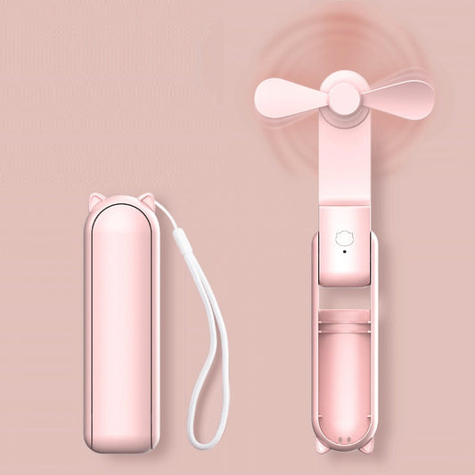 # 2-in-1 Folding Handheld Fan