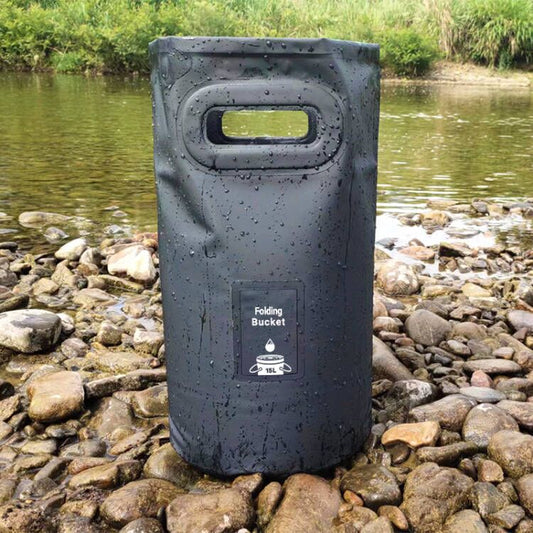 Portable Folding Multifunctional Water Bucket for Outdoor Use