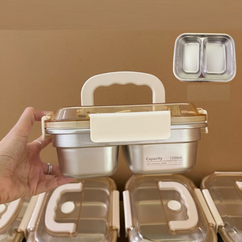 304 Stainless Steel Compartment Insulated Lunch Box