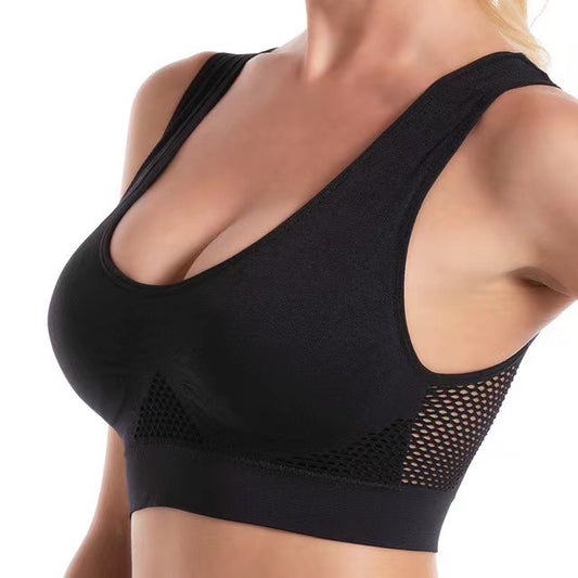 # Mesh-lined Breathable Sports Bra