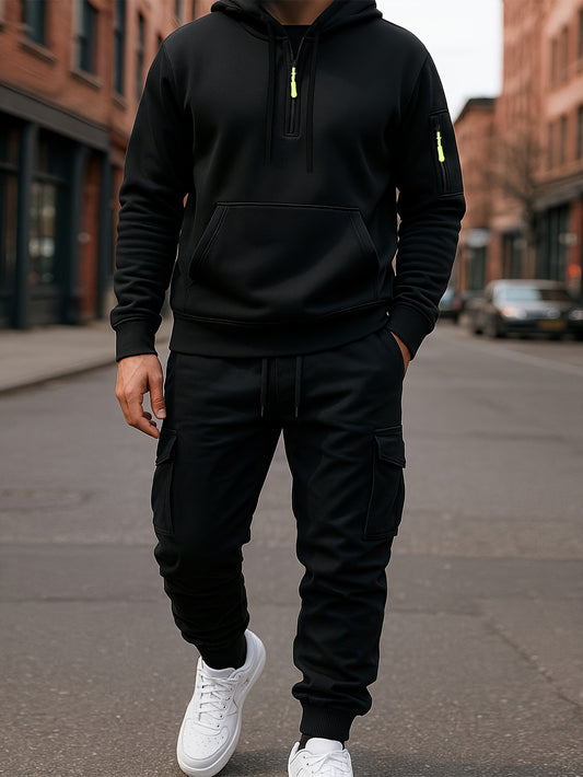 Men's Hoodie + Pants Two-Piece Set