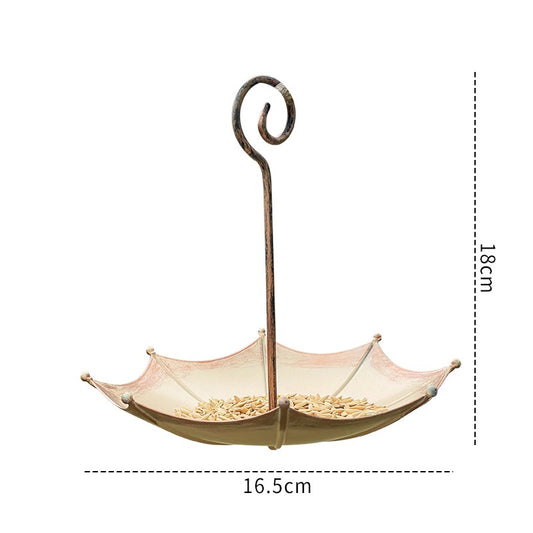 # Retro Umbrella-Shaped Outdoor Bird Feeder