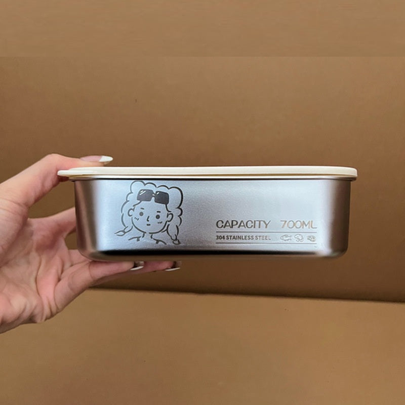 304 Stainless Steel Food Storage Container
