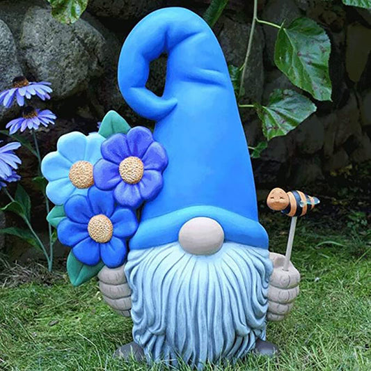 **Faceless Dwarf Doll Resin Ornament: Magical Garden Decoration**