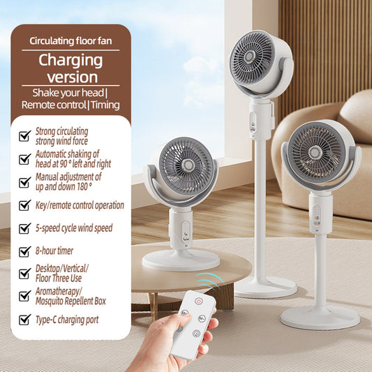 # Multi-Speed Telescopic Remote Control Air Circulator Fan