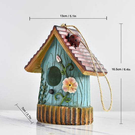 # Resin Birdhouse Outdoor Garden Decoration Craft