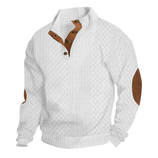Men's Jacquard Knit Sweatshirt