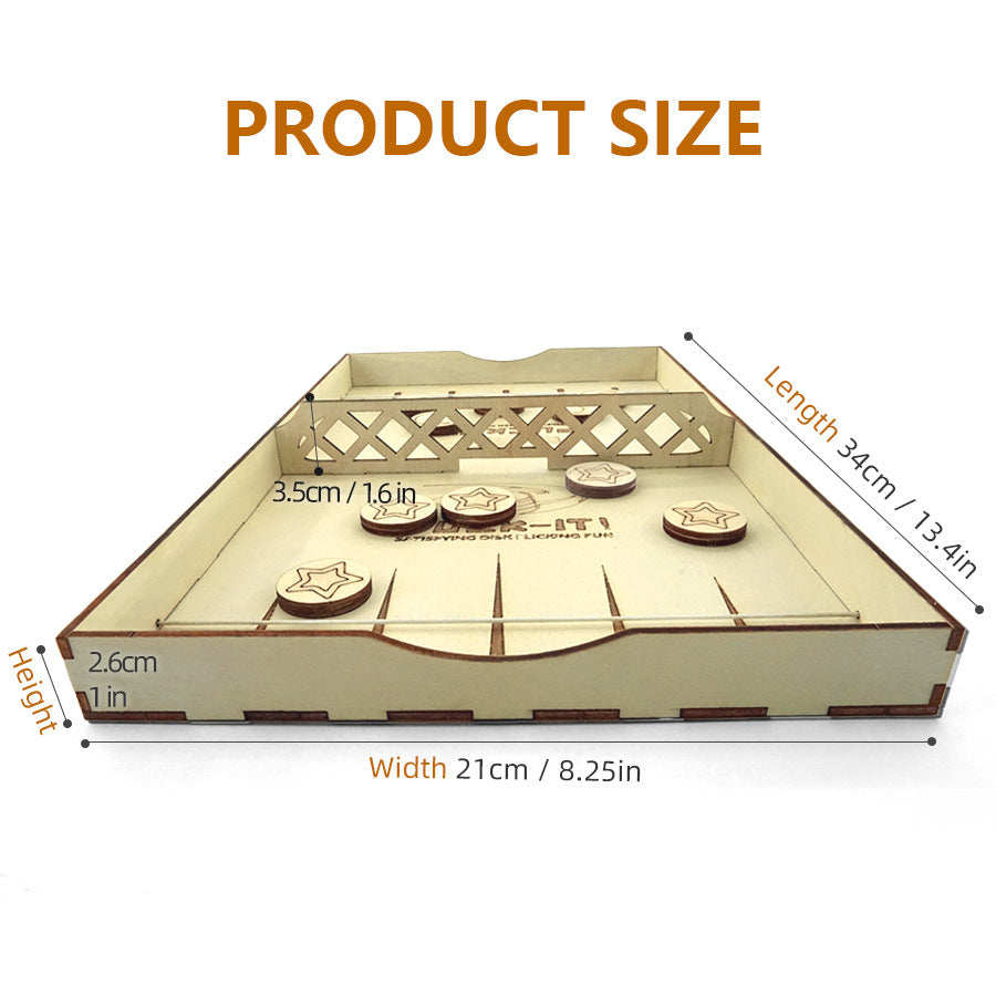 # Wooden DIY 3D Hockey Puzzle Board Game