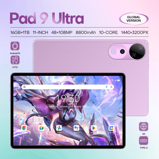 # Pad 9 Ultra Large-Screen Smart Tablet