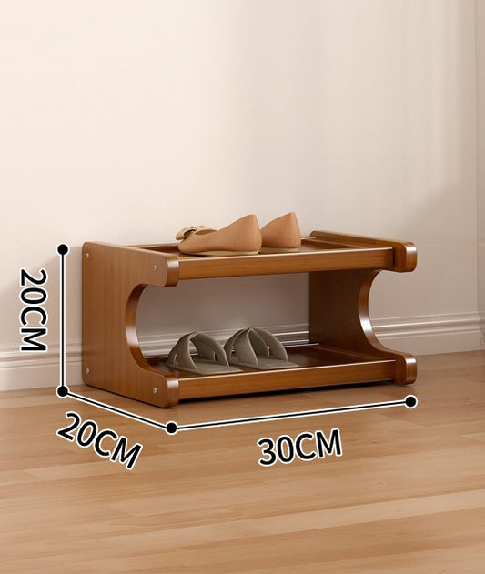 Bamboo Multi-Layer Shoe Rack