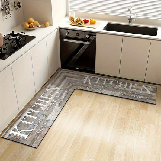 L-shaped Diatomaceous Earth Floor Mat