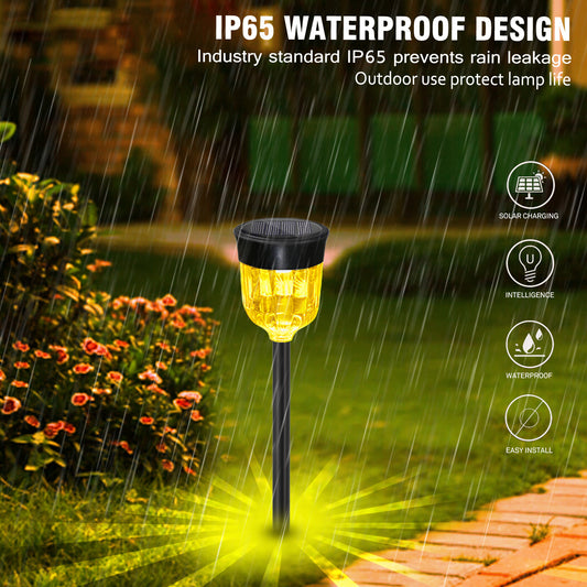 # Solar-Powered Ground-Plug Lawn Landscape Light