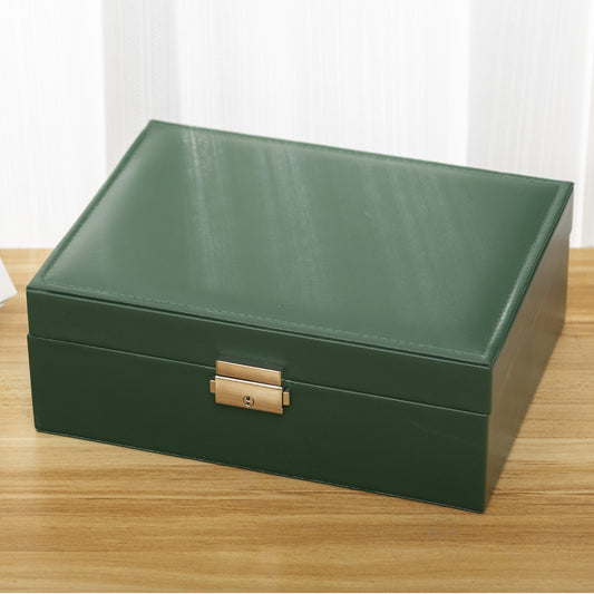 **High-End Anti-Oxidation Double-Layer Jewelry Storage Box**