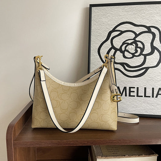 #Luxury Retro Commuter Shoulder Bag