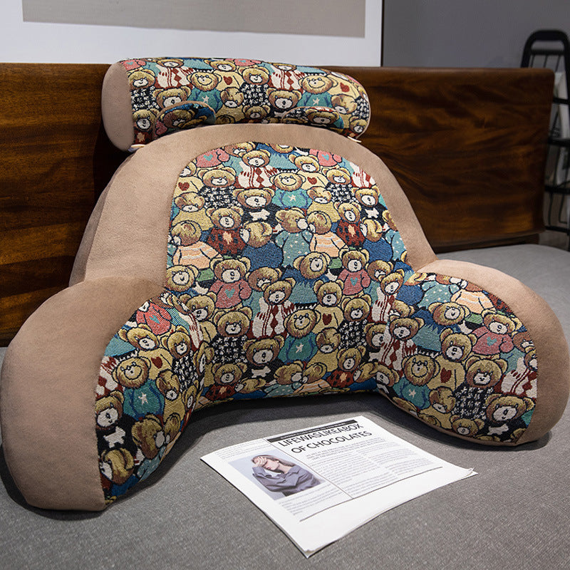 Soft Backrest Cushion with Lumbar Support